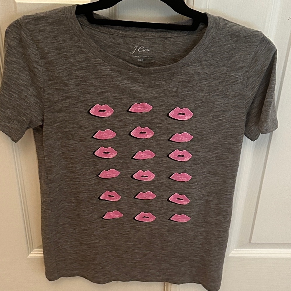 J. Crew Lips Top